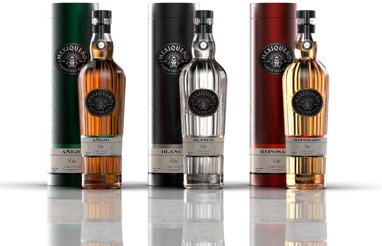 Botellas Tequila Mexiqueño